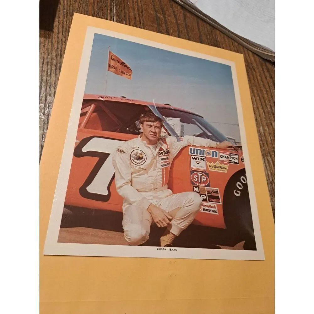 Bobby Isaac #71 K&K Dodge Charger NASCAR Promo Photo 8.5x11 Grand National 1970